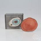 Zestaw spodków 12,5 cm / 6 szt. - STONE AGE / Ceglasty - zdjęcie