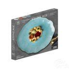 Talerz płytki 33 cm / 1 szt. - STONE AGE / Ceglasty - zdjęcie