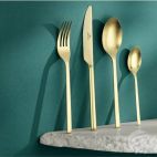 Zestaw sztućców, 24 szt. / połysk - 112 MODERN Gold - zdjęcie