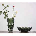 Misa kryształowa 33 cm - Lunar Smokey Green (836250) - zdjęcie