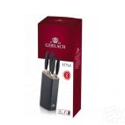 Komplet 5 noży kuchennych w bloku - 989 STYLE PLUS - zdjęcie