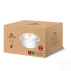 Garnek z pokrywką 24 cm - Natur Enamel / biały - zdjęcie