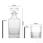 Komplet do whisky 1+2 / CRYSTAL - zdjęcie