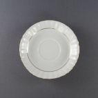 Filiżanka 0,22 l - B014 IWONA (odlewana) Złota linia + Spodek 14 cm - B014 IWONA Złota linia - zdjęcie