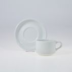 Filiżanka niska 0,19 l ze spodkiem - AMERYKA (LU38002A014) - zdjęcie