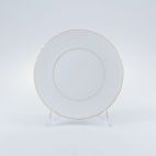 Filiżanka 0,22 l - 3604 Sofia / Złota + Talerz deserowy 21 cm - 3604 Sofia / Złota + Spodek 15,7 cm - 3604 Sofia / Złota - zdjęcie