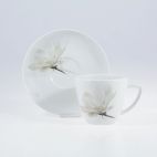 Filiżanka 350 ml ze spodkiem - 6474 Magnolia (Beata, Dorota) - zdjęcie