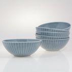 Zestaw salaterek 17 cm / 6 szt. - K90 Daisy Niebieska (33206DJK90T1) - zdjęcie
