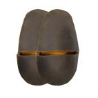 Skottsberg Patelnia ze stali węglowej 24 cm + Skórzane rękawice, uchwyty - 2 sztuki - zdjęcie