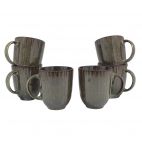 Zestaw talerzy dla 6 os./ 18 części - STONEWARE S010T Jade + Zestaw kubków dla 6 osób - STONEWARE S010T Jade (Daisy) - zdjęcie