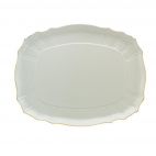 Patera na nodze 40 cm - Bernadotte Ivory Gold (054049) - zdjęcie