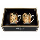 Kubki 400 ml - 2 szt. - G. Klimt / Pocałunek (532-7404) - zdjęcie