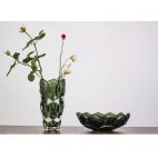 Wazon kryształowy 28 cm - Lunar Smokey Green (836274) - zdjęcie