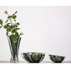 Wazon kryształowy 33 cm - Yoko Smokey Green (114976) - zdjęcie