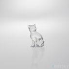 Figurka kryształowa - KOTEK (CZ612076) - zdjęcie