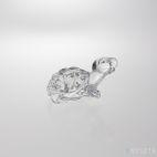 Figurka kryształowa - ŻÓŁW (CZ597236) - zdjęcie