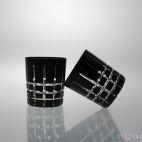 Szklanki kryształowe niskie 240 ml - BLACK (298 KR3) - zdjęcie