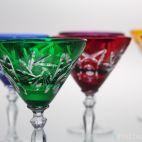 Kieliszki kryształowe /małe/ do martini 40 ml - KOLOR MIX - zdjęcie 