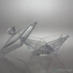 Bomboniera kryształowa 22,5 cm - ORIGAMI (999313) - zdjęcie