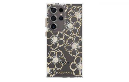 Case-Mate Floral Gems - Etui Samsung Galaxy S24 Ultra (Gold) - zdjęcie główne