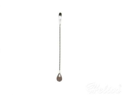 Łyżka barmańska z mieszadłem 30 cm stalowa (BPR-030S) - zdjęcie główne