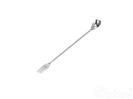 Łyżka barmańska z widelcem 50 cm stalowa (BPR-50S) - zdjęcie główne