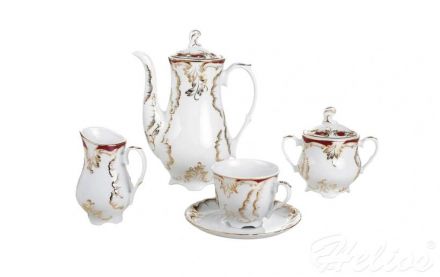 Garnitur do kawy dla 6 os./ 21 części - 0040 ROCOCO - zdjęcie główne
