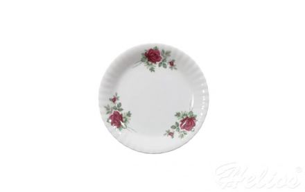 Talerz deserowy 17 cm - B826 IWONA Bordowa róża - zdjęcie główne