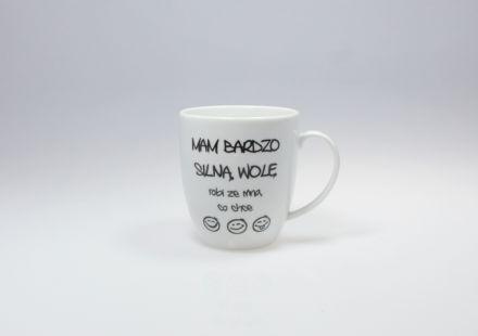 Kubek 380 ml - 6606 Silna wola (Filip) - zdjęcie główne