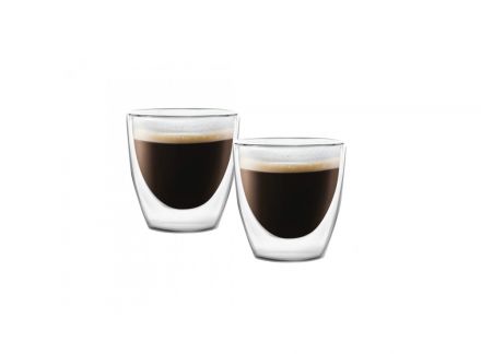 Filiżanki do espresso z podwójną ścianką 80 ml / 2 szt. - AMO (5837) - zdjęcie główne