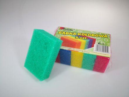 Gąbka kąpielowa szorstka / 5 szt. (HEL-0505) - zdjęcie główne