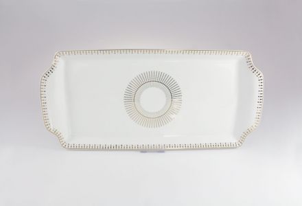 Tacka prostokątna 36 cm - G682 YVONNE Złoty Miraż - zdjęcie główne