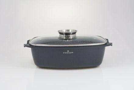 Brytfanna z pokrywką 32 cm - BLACK STONE - zdjęcie główne