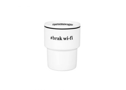 Kubek 300 ml - 2189B HEL brak WI-FI + Kubek 300 ml - 2189A HEL bierz mnie + Kubek 300 ml - 2189 HEL ciesz się życiem + Kubek 300 ml - 2189C HEL bestseller - zdjęcie główne