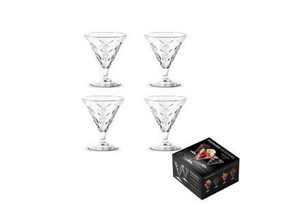 Pucharki kryształowe do lodów 250 ml / 4 szt. - BLISS (802572) - zdjęcie główne