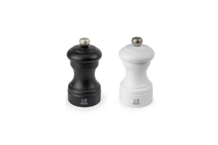 Zestaw 2 młynków BISTRO 10 cm - Biały / Czarny (PG-2-24291) - zdjęcie główne