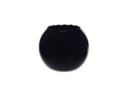 Wazon optyk pionowy 15,5 cm - Home&Living / Czarny (D059) - zdjęcie główne