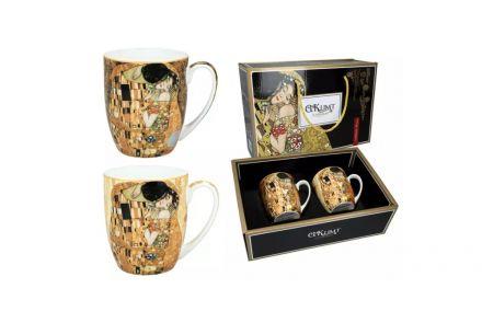 Kubki 400 ml - 2 szt. - G. Klimt / Pocałunek (532-7404) - zdjęcie główne