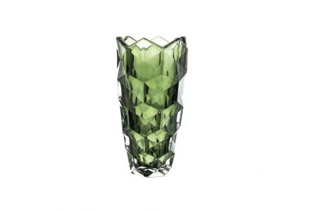 Wazon kryształowy 28 cm - Lunar Smokey Green (836274) - zdjęcie główne