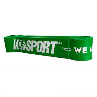 Power Band 1 - Wzmocniona Guma Treningowa K-SPORT- zielona 23-57 kg - zdjęcie główne