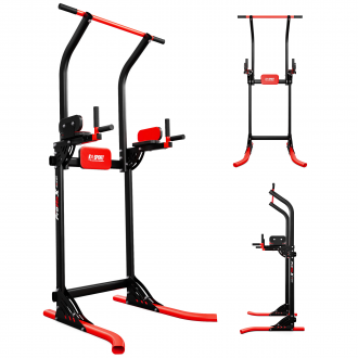 DRĄŻEK+PORĘCZE TRENINGOWE STACJONARNE DO ĆWICZEŃ PODCIĄGANIA MFX005 - zdjęcie główne