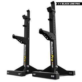 Wzmocnione regulowane stojaki treningowe KSG017 do ćwiczeń z ławką, sztangą i gryfem - zdjęcie główne