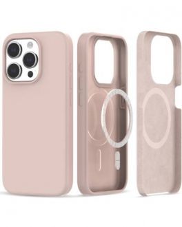 Etui iPhone 15 Pro Tech-Protect Silicone MagSafe - Różowe - zdjęcie główne