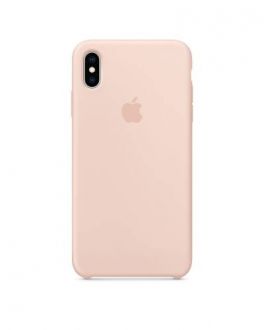 Etui do iPhone Xs Max Apple Silicone - piaskowy róż - zdjęcie główne