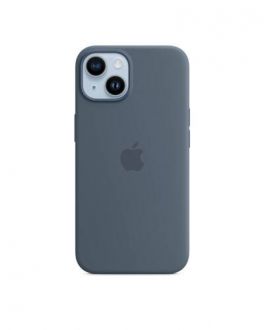 Etui do iPhone 14 Apple Silicone Case z MagSafe - sztormowy błękit - zdjęcie główne