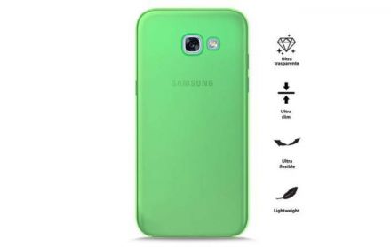 PURO 0.3 Nude - Etui Samsung Galaxy A3 (2017) (Fluo Green) - zdjęcie główne