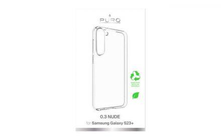 PURO 0.3 Nude - Etui ekologiczne Samsung Galaxy S23+ (przezroczysty) - zdjęcie główne