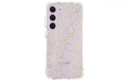 Case-Mate Floral Gems  - Etui Samsung Galaxy S23+ (Przezroczysty) - zdjęcie główne