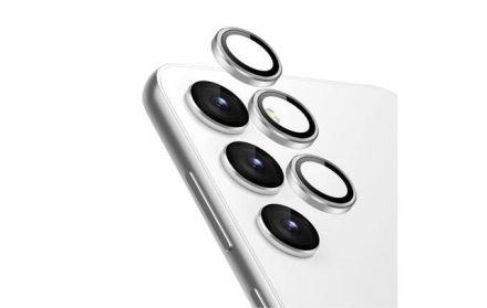 Crong Lens Ring - Szkło hartowane na obiektyw aparatu Samsung Galaxy S24 (przezroczysty) - zdjęcie główne