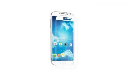 Moshi iVisor XT - Przezroczysta folia ochronna Full Face Samsung Galaxy S4 (biały) - zdjęcie główne
